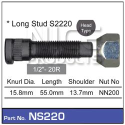 Stud & Nut NS220 - Nice Products | Universal Auto Spares