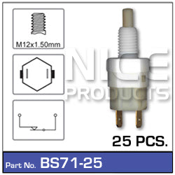 Brake Light Swich BS71-25 - Nice Products | Universal Auto Spares