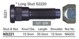 Wheel Stud & Nut NS221 - Nice Products | Universal Auto Spares