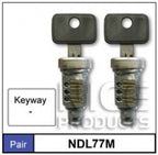 Door Locks pair NDL77M - Nice Products | Universal Auto Spares