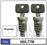 Door Locks pair NDL77M - Nice Products | Universal Auto Spares