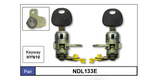 Door Locks pair NDL133E - Nice Products | Universal Auto Spares