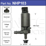 Headlamp Pump NHP103 - Nice Products | Universal Auto Spares