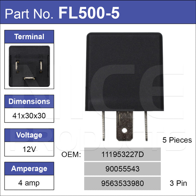 Flasher FL500-5 - Nice Products | Universal Auto Spares