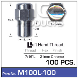 Mag Nuts M100L-100 - Nice Products | Universal Auto Spares