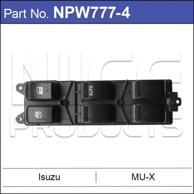 Power Window Switch NPW777-4 - Nice Products | Universal Auto Spares