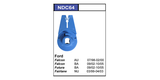 Door Lock Cam NDC64 - Nice Products | Universal Auto Spares