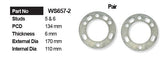 Wheel Spacer (2) WS657-2 - Nice Products | Universal Auto Spares