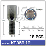 One Piece Stud 16 + K10 key KR358-16 - Nice Products | Universal Auto Spares