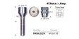 Lock Nuts (set of 4) R450LOCK - Nice Products | Universal Auto Spares