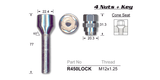 Lock Nuts (set of 4) R450LOCK - Nice Products | Universal Auto Spares