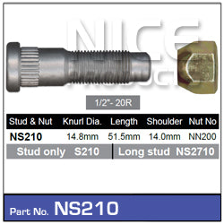 Stud & Nut NS210 - Nice Products | Universal Auto Spares