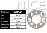 Wheel Spacer (2) WS545-2 - Nice Products | Universal Auto Spares