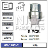 Relay 5PK RW049-5 - Nice Products | Universal Auto Spares