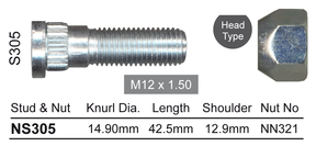 Stud & Nut NS305 - Nice Products | Universal Auto Spares