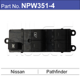 Power Window Switch NPW351-4 - Nice Products | Universal Auto Spares