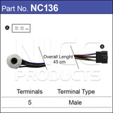 Ignition Switch NC136 - Nice Products | Universal Auto Spares