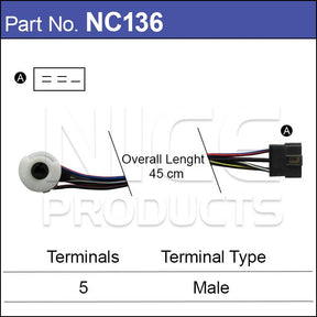 Ignition Switch NC136 - Nice Products | Universal Auto Spares