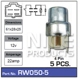 Relay 5PK RW050-5 - Nice Products | Universal Auto Spares