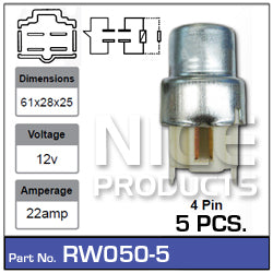 Relay 5PK RW050-5 - Nice Products | Universal Auto Spares
