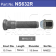 Stud & Nut NS632R - Nice Products | Universal Auto Spares
