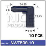 Hose Connection Pkt 10 NWT509-10 - Nice Products | Universal Auto Spares
