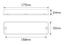 175AW Series Front Indicator/Marker Lamp 12 Volt Twin Blister - LED AutoLamps | Universal Auto Spares