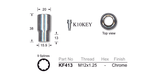 Chrome Nuts KF413 - Nice Products | Universal Auto Spares