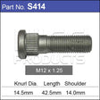 Wheel Stud S414 - Nice Products | Universal Auto Spares