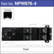 Power Window Switch NPW676-4 - Nice Products | Universal Auto Spares