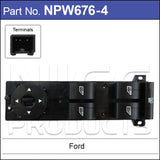 Power Window Switch NPW676-4 - Nice Products | Universal Auto Spares