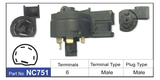 Ignition Switch NC751 - Nice Products | Universal Auto Spares
