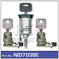 Ignition & RH Door Lock NID703BE - Nice Products | Universal Auto Spares