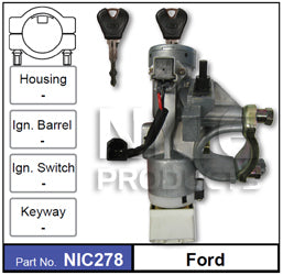 Lock & Switch NIC278 - Nice Products | Universal Auto Spares