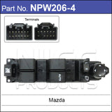 Power Window Switch NPW206-4 - Nice Products | Universal Auto Spares