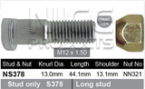 Stud & Nut NS378 - Nice Products | Universal Auto Spares