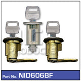 Ignition Barrel & Doors NID606BF - Nice Products | Universal Auto Spares