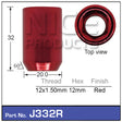 Red Nuts J332R - Nice Products | Universal Auto Spares