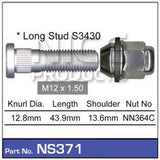 Stud & Nut NS371 - Nice Products | Universal Auto Spares