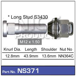 Stud & Nut NS371 - Nice Products | Universal Auto Spares