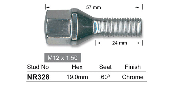 One Piece Stud NR328 - Nice Products | Universal Auto Spares