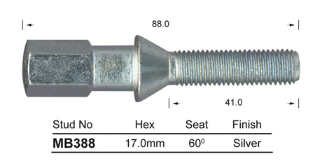 One Piece Stud MB388 - Nice Products | Universal Auto Spares