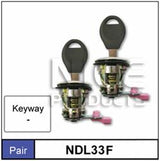 Door Locks pair NDL33F - Nice Products | Universal Auto Spares