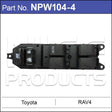 Power Window Switch NPW104-4 - Nice Products | Universal Auto Spares