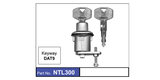 Tailgate Lock NTL300 - Nice Products | Universal Auto Spares
