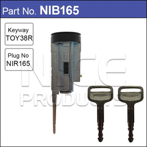 Ignition Barrel NIB165 - Nice Products | Universal Auto Spares
