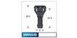 Washer Jet Pair NWN549 - Nice Products | Universal Auto Spares