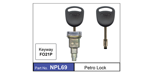 Petrol Lid Lock NPL69 - Nice Products | Universal Auto Spares