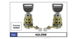 Door Locks pair NDL99M - Nice Products | Universal Auto Spares