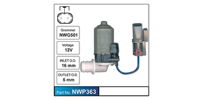 Washer Pump (NLA) NWP363 - Nice Products | Universal Auto Spares